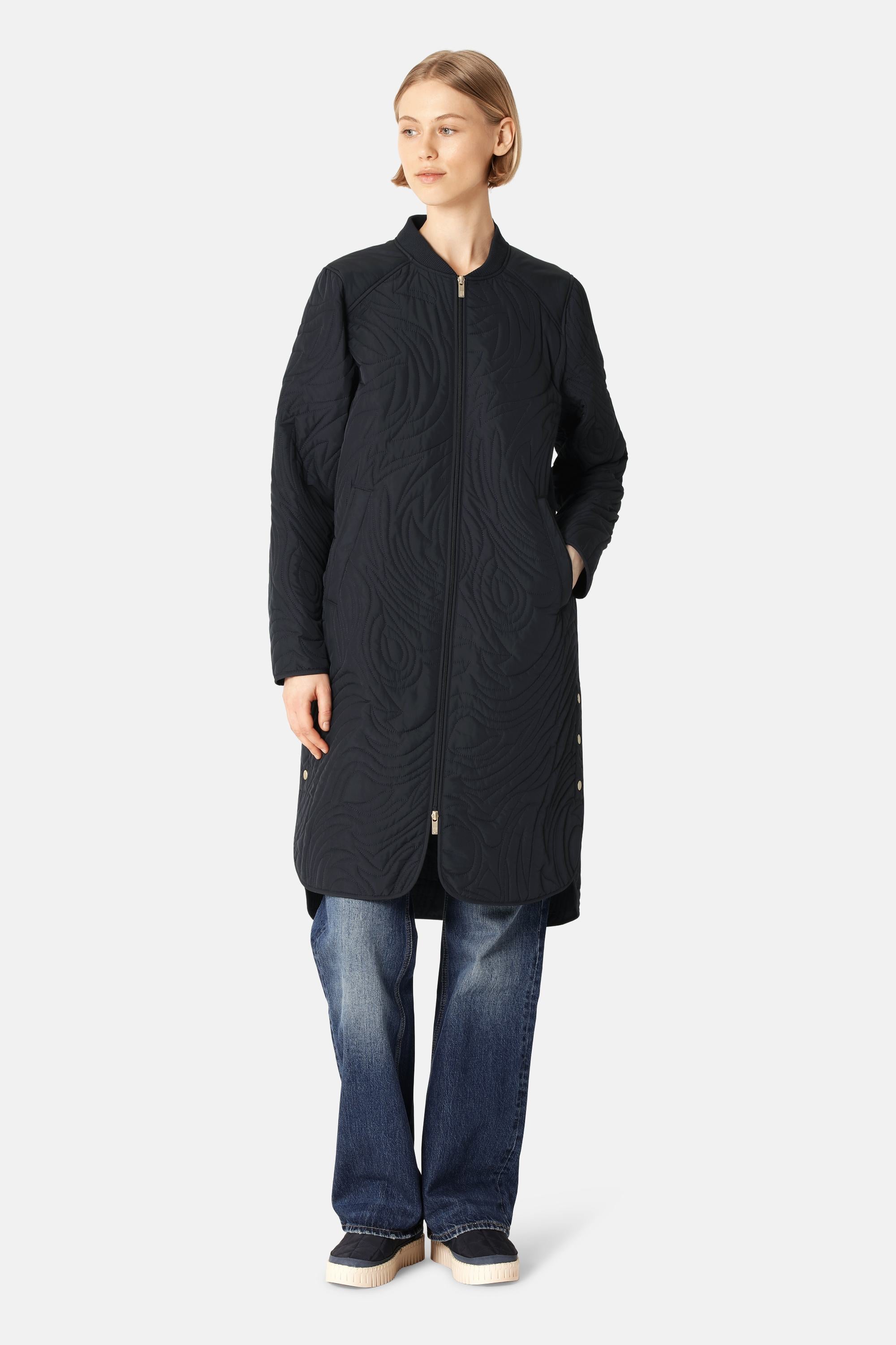 Quiltet Jakke - Dark Indigo